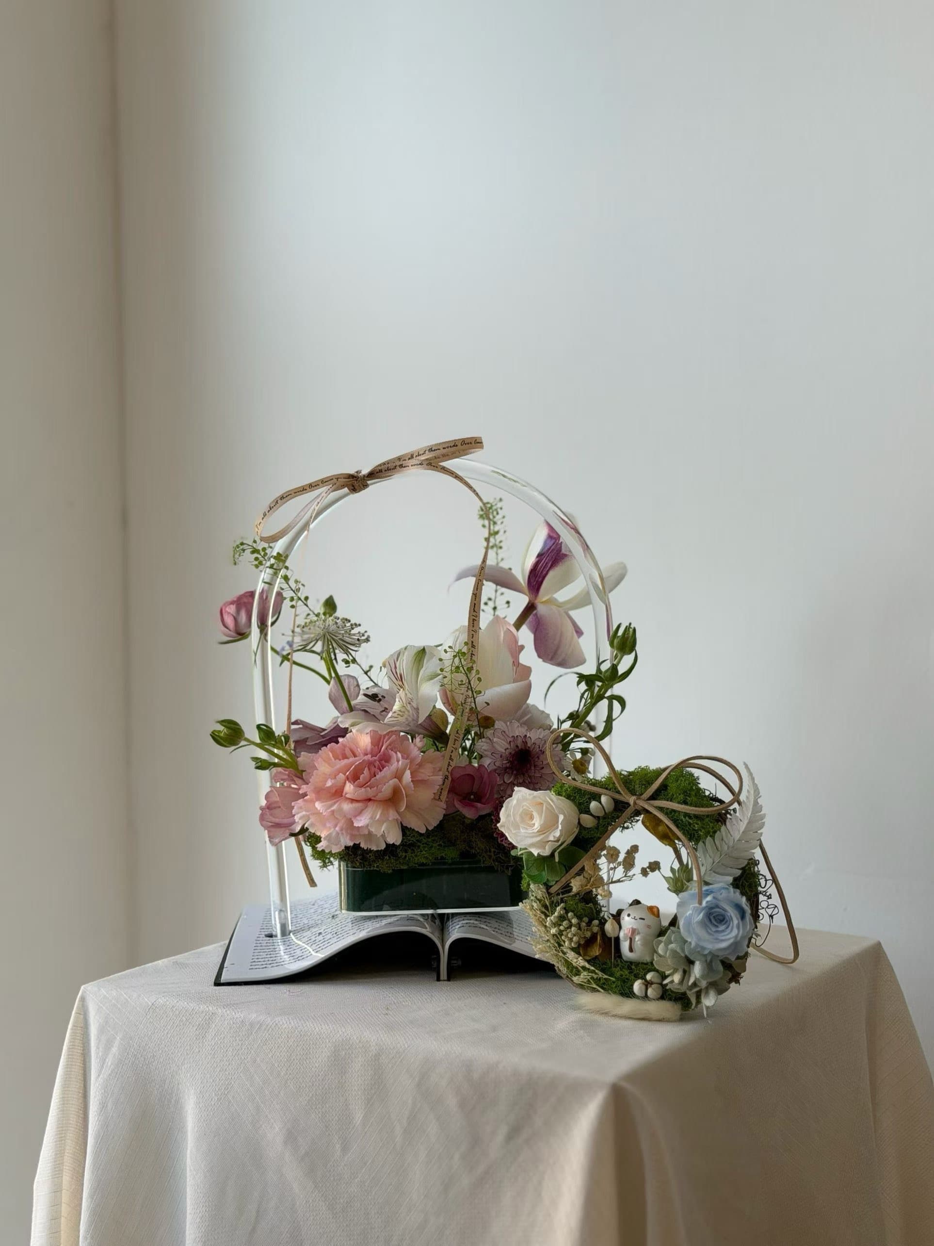 an afternoon spent arranging beauty